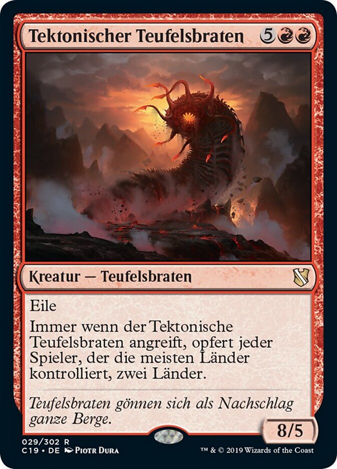 Tektonischer Teufelsbraten