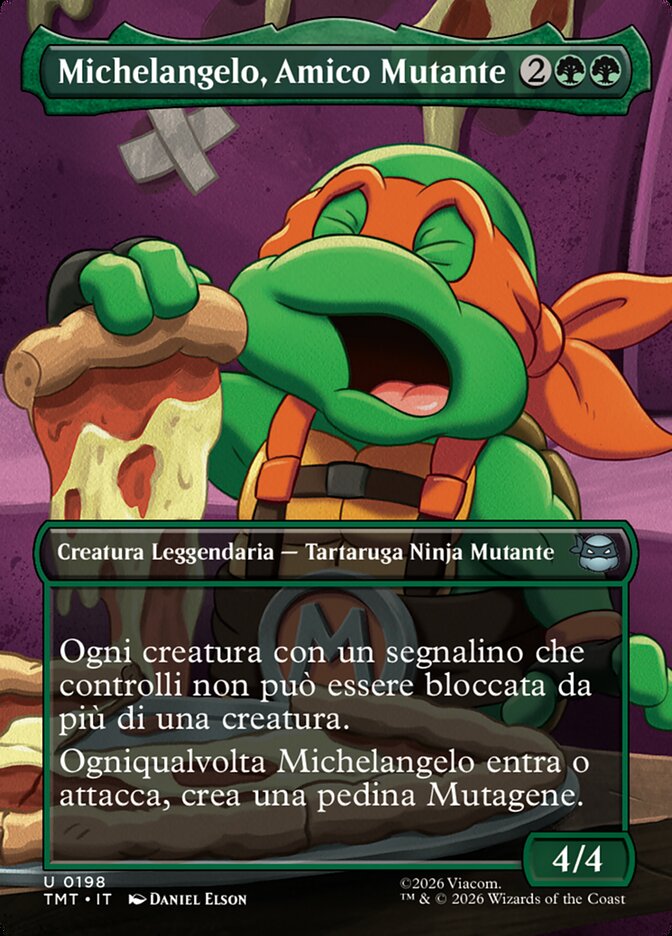 Michelangelo, Amico Mutante