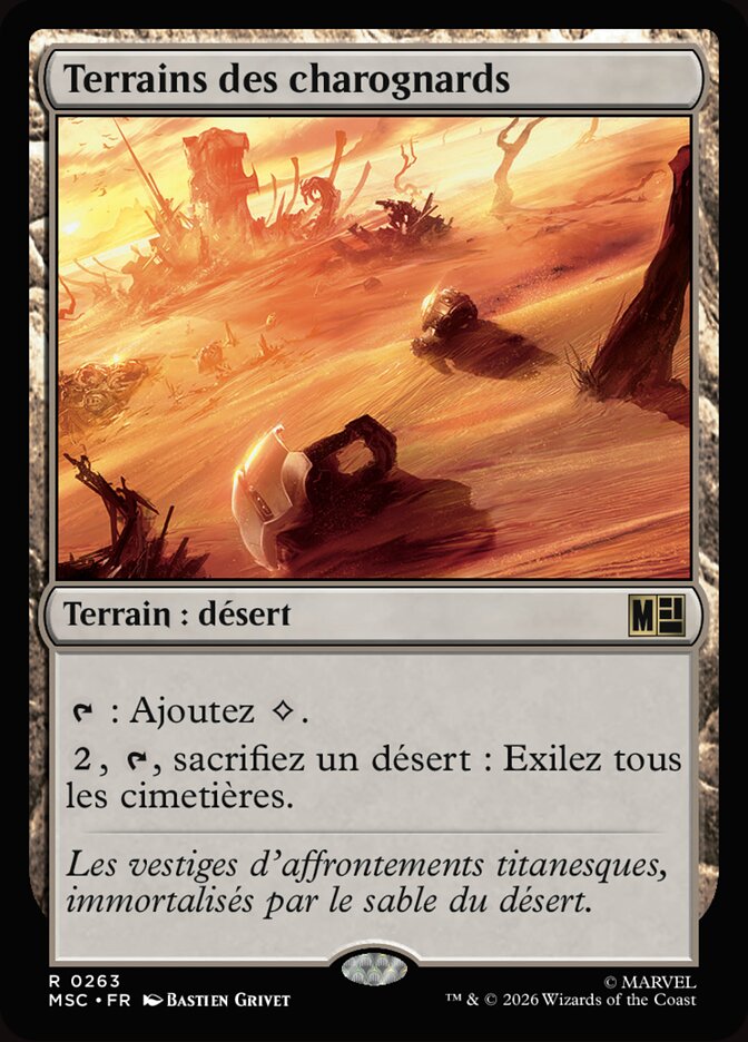 Terrains des charognards