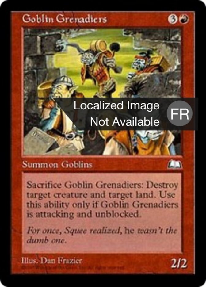Grenadiers gobelins