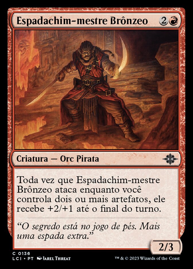 Espadachim-mestre Brônzeo