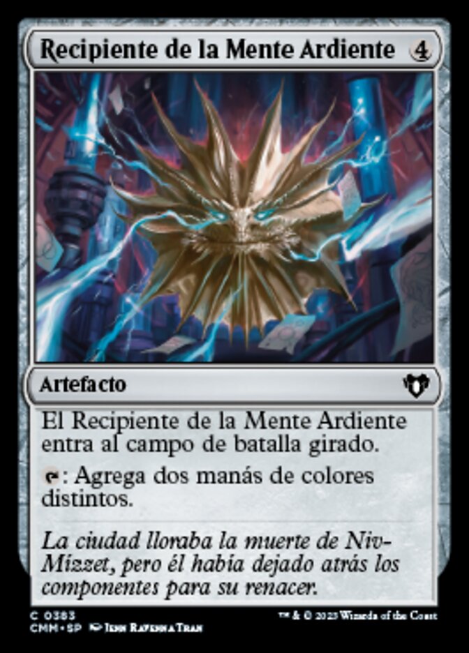 Recipiente de la Mente Ardiente