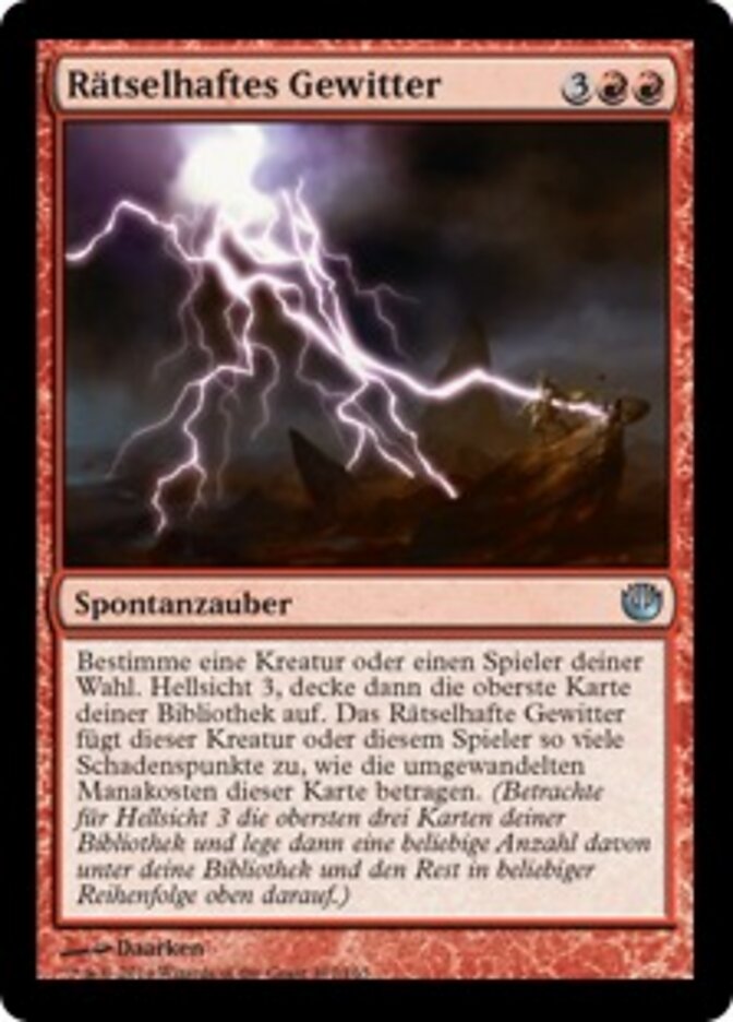 Rätselhaftes Gewitter