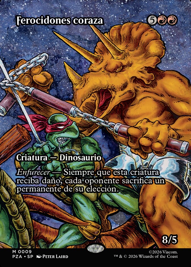Ferocidones coraza plateada