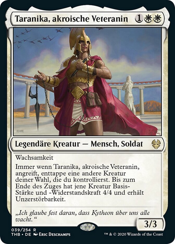 Taranika, akroische Veteranin
