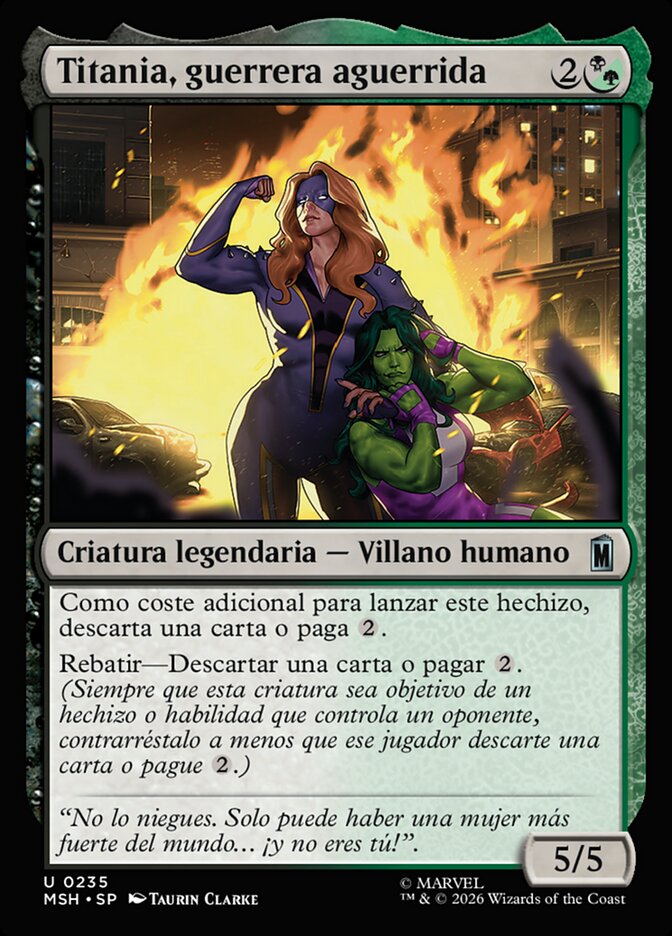 Titania, guerrera aguerrida