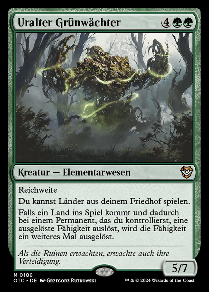 Uralter Grünwächter