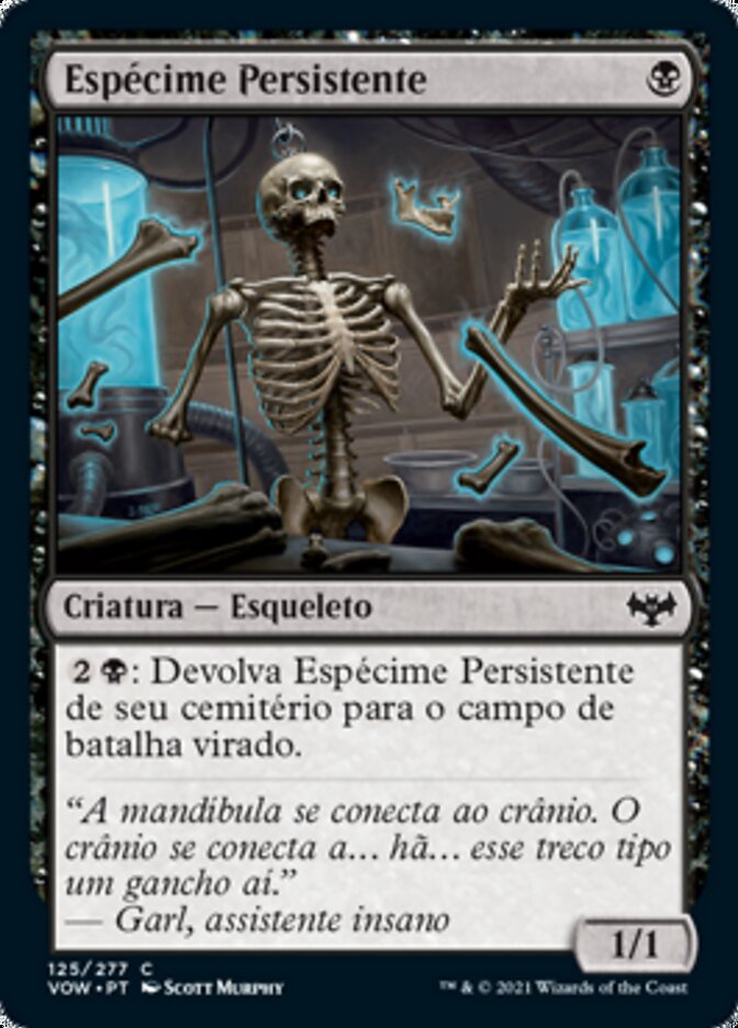 Espécime Persistente