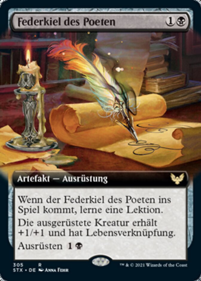 Federkiel des Poeten