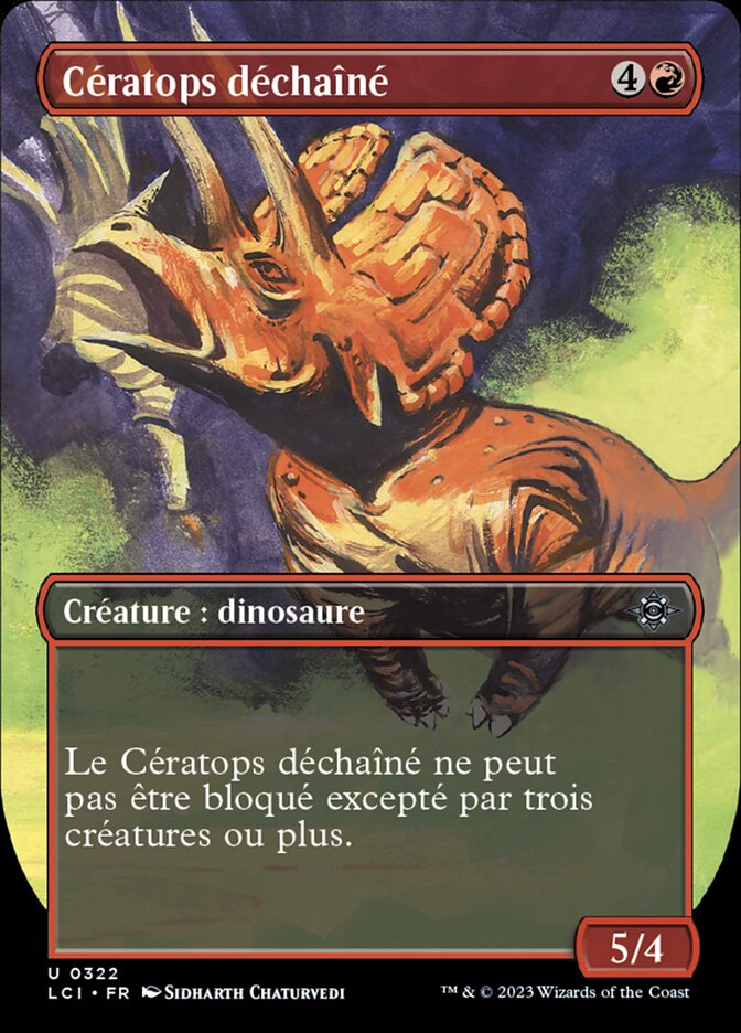 Cératops déchaîné