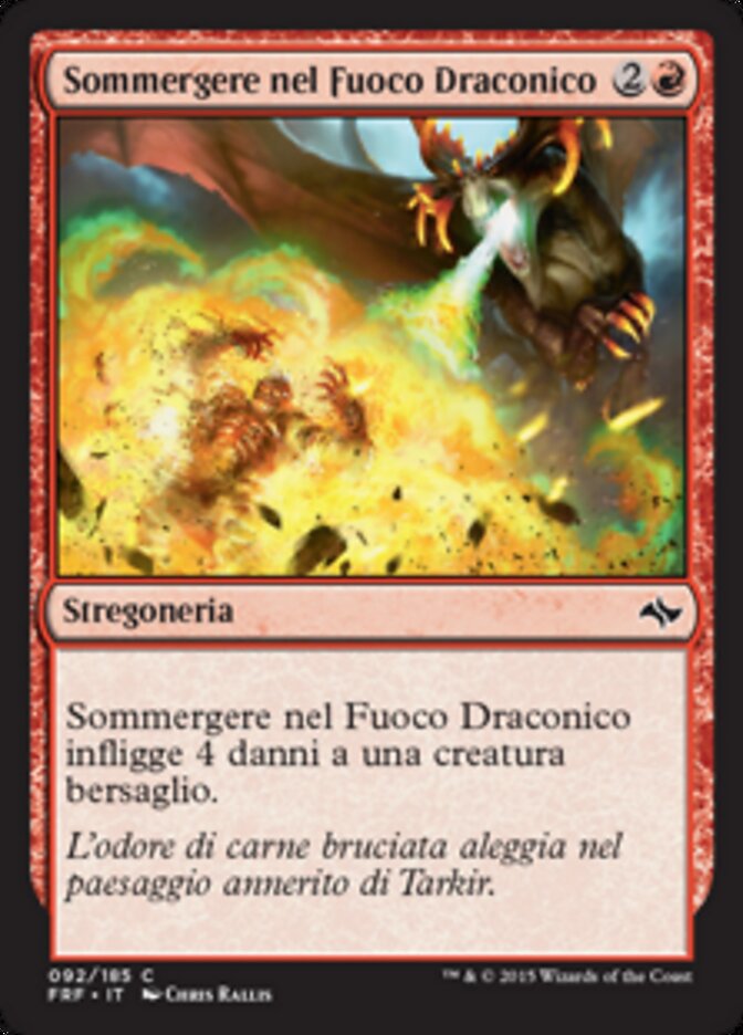 Sommergere nel Fuoco Draconico