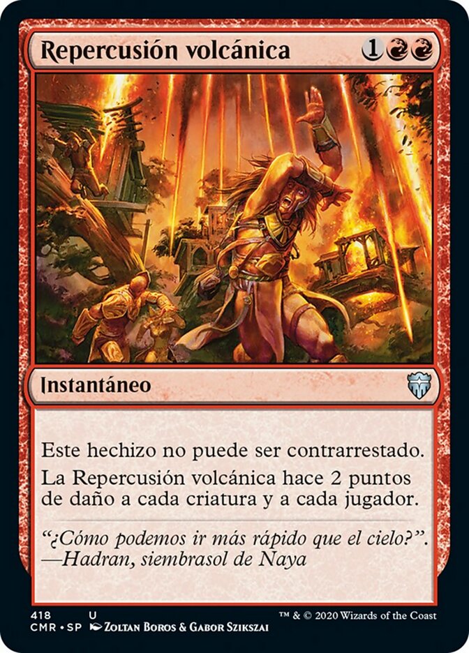 Repercusión volcánica
