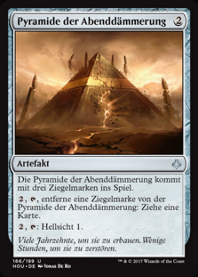 Pyramide der Abenddämmerung