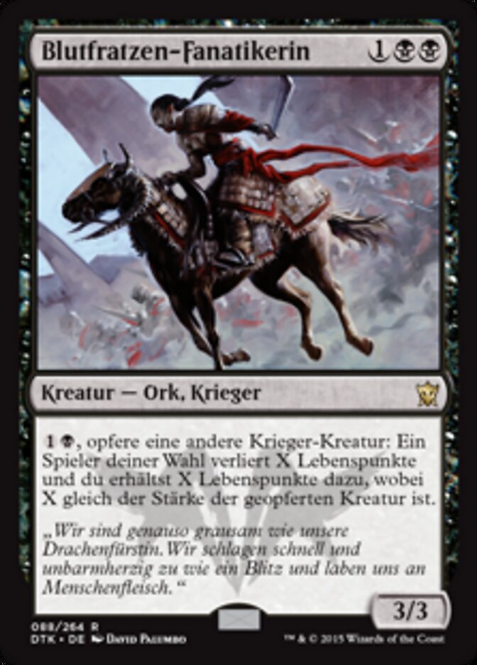Blutfratzen-Fanatikerin
