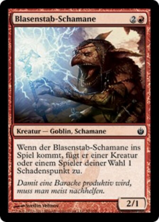 Blasenstab-Schamane