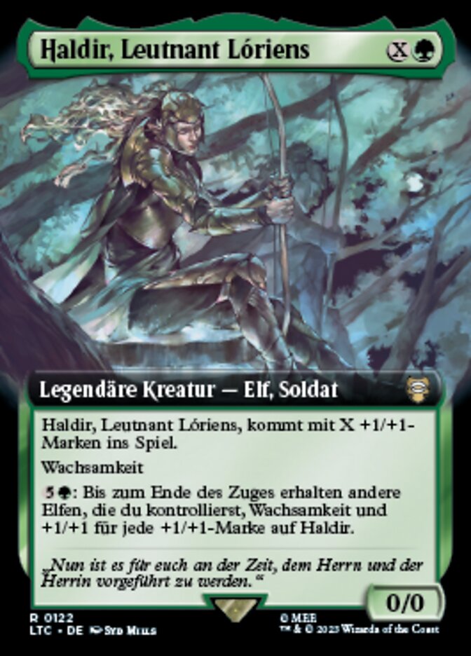 Haldir, Leutnant Lóriens
