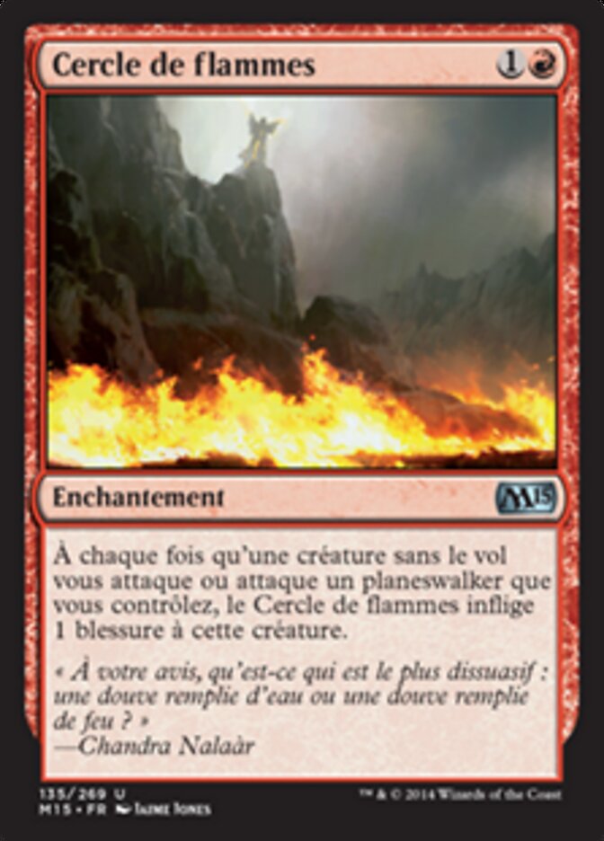Cercle de flammes