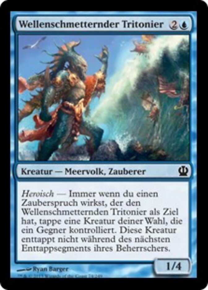 Wellenschmetternder Tritonier