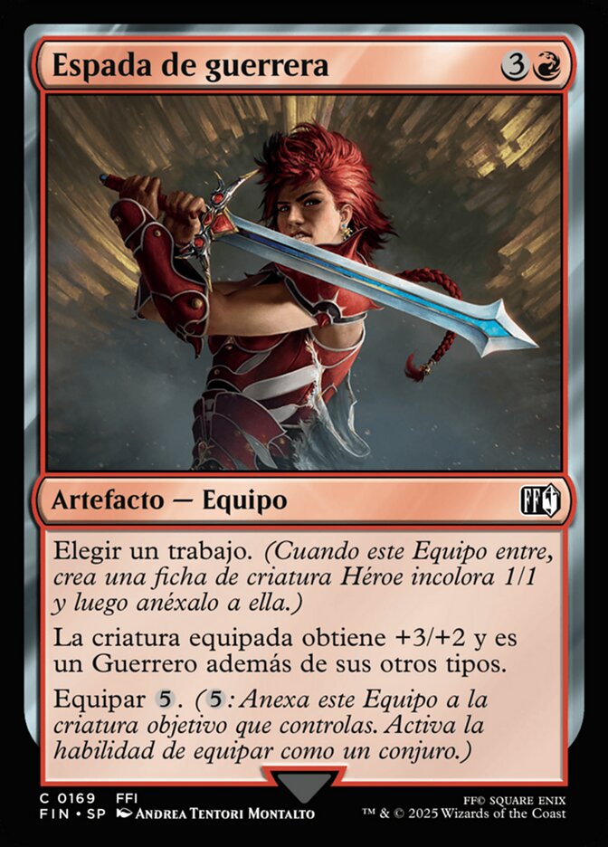 Espada de guerrera