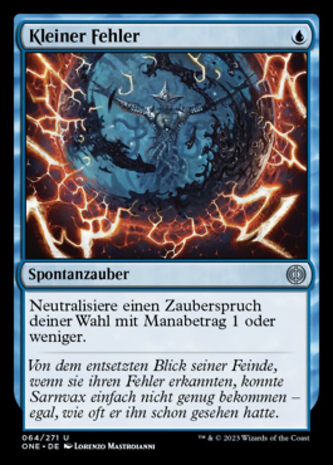 Kleiner Fehler