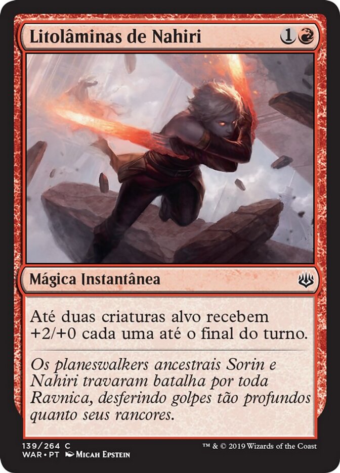 Litolâminas de Nahiri
