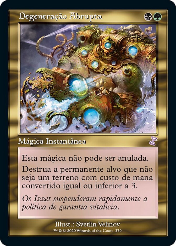 Degeneração Abrupta
