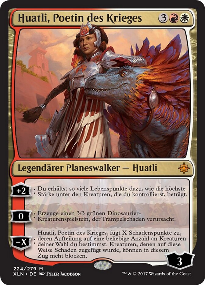 Huatli, Poetin des Krieges