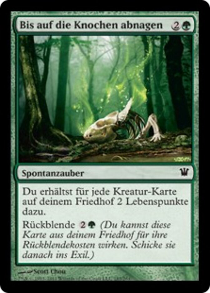 Bis auf die Knochen abnagen