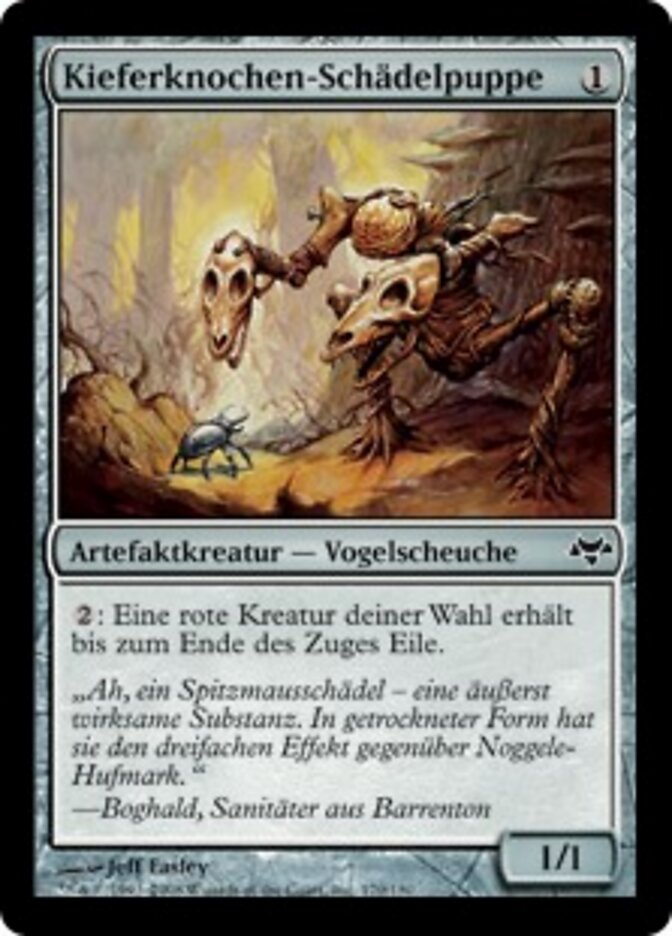 Kieferknochen-Schädelpuppe