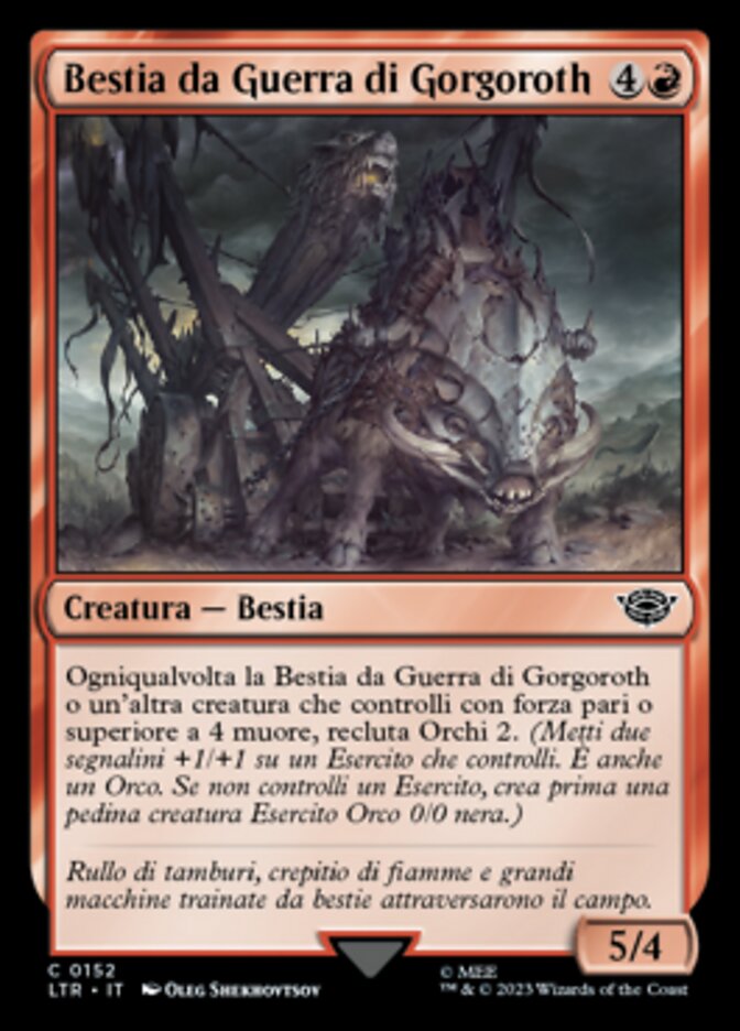 Bestia da Guerra di Gorgoroth