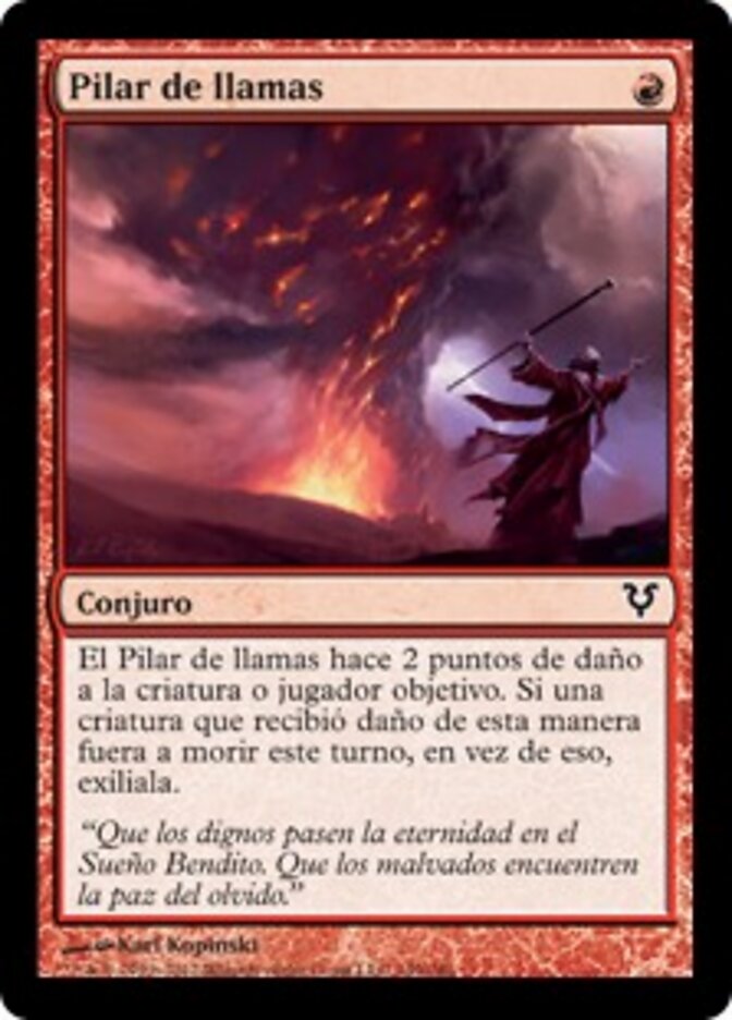 Pilar de llamas
