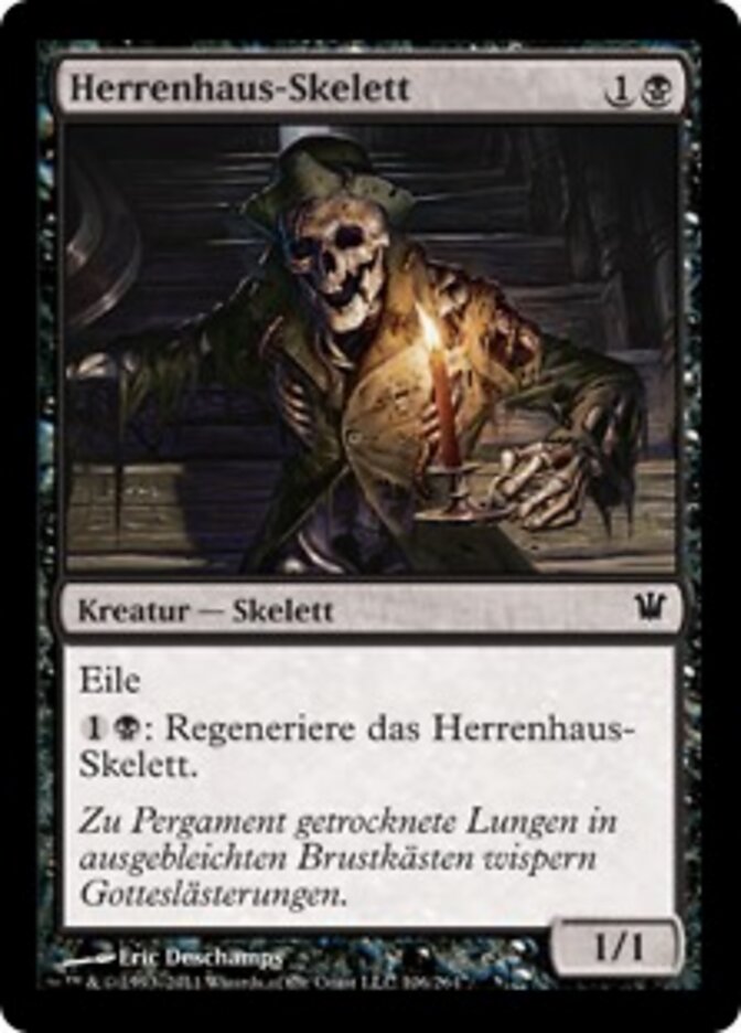 Herrenhaus-Skelett