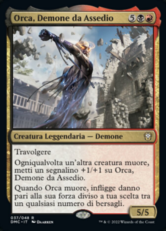 Orca, Demone da Assedio
