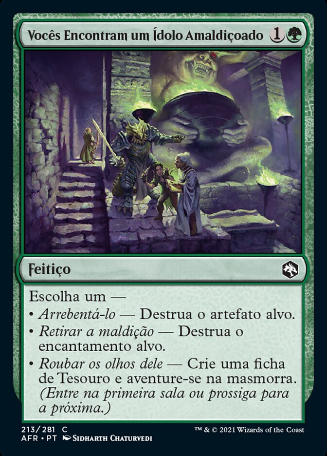 Vocês Encontram um Ídolo Amaldiçoado