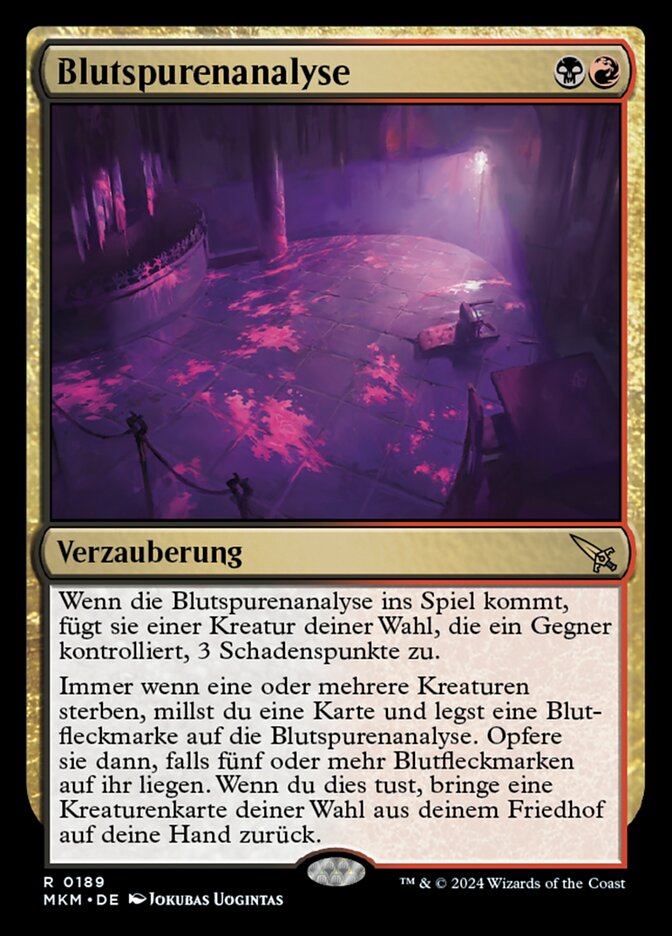 Blutspurenanalyse