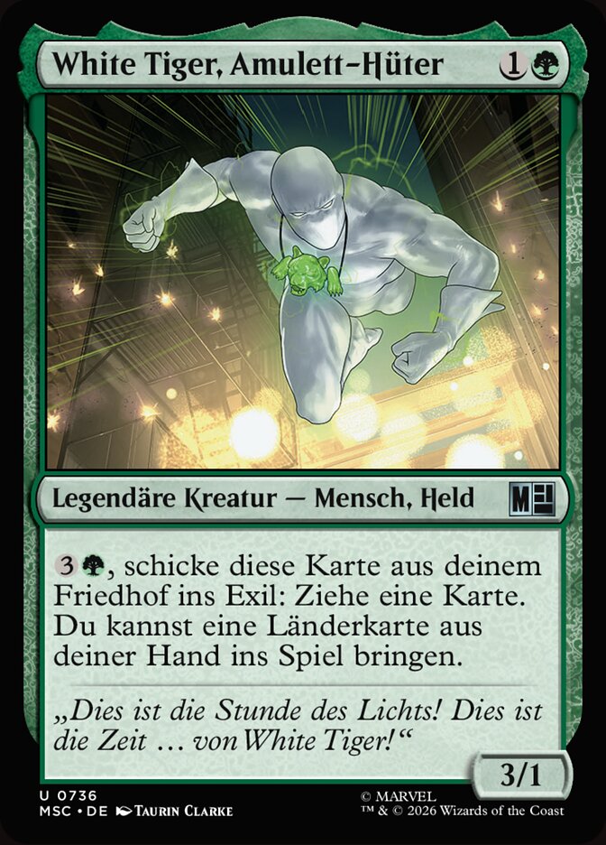 White Tiger, Amulett-Hüter