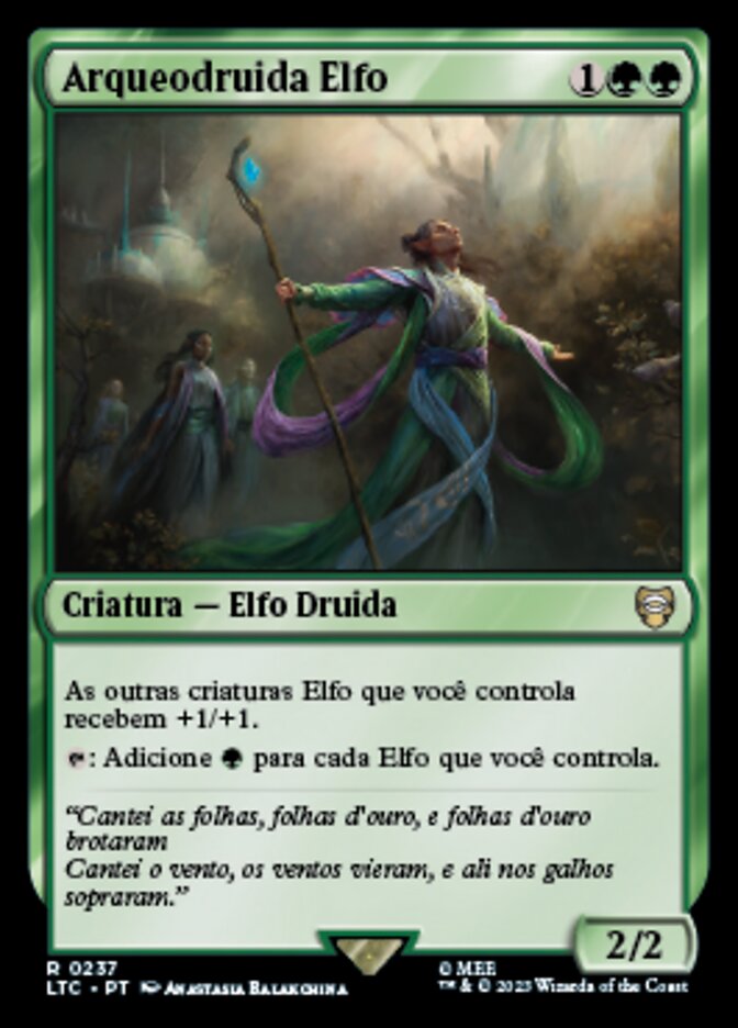 Arqueodruida Elfo