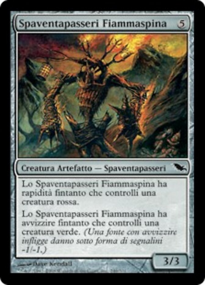 Spaventapasseri Fiammaspina