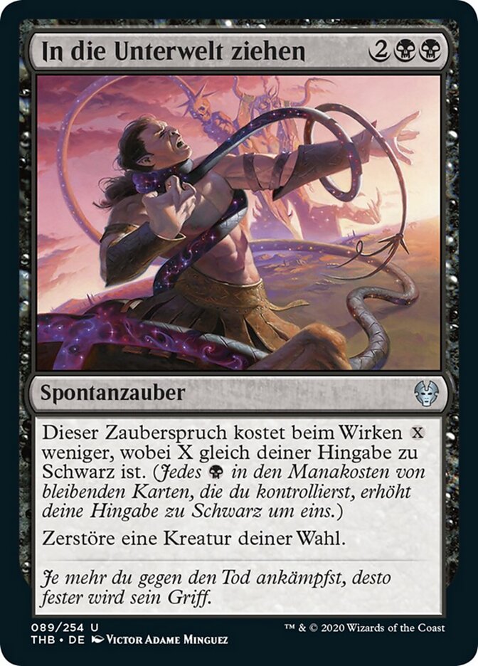 In die Unterwelt ziehen