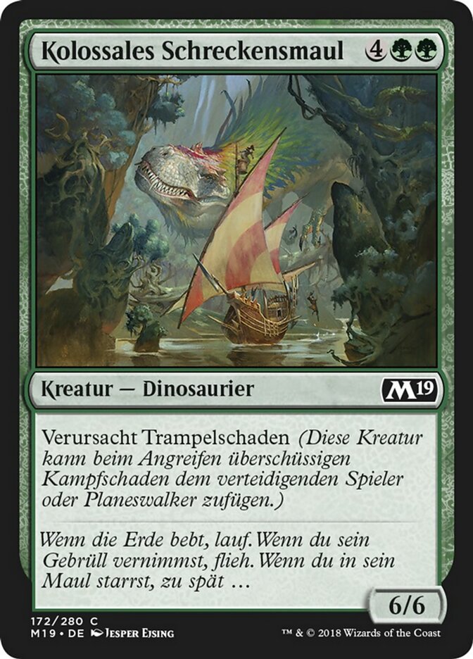 Kolossales Schreckensmaul