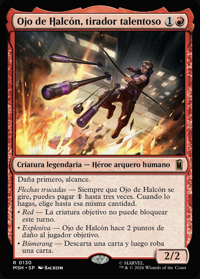 Ojo de Halcón, tirador talentoso