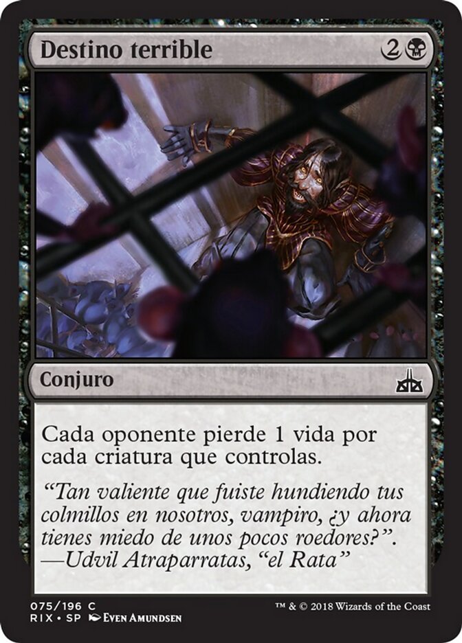 Destino terrible