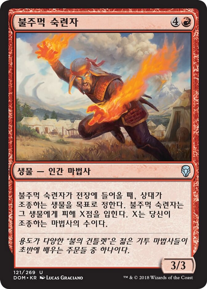 불주먹 숙련자