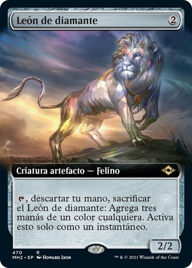 León de diamante