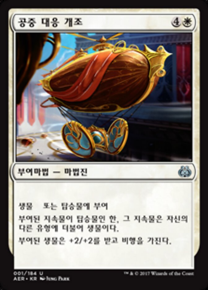 공중 대응 개조