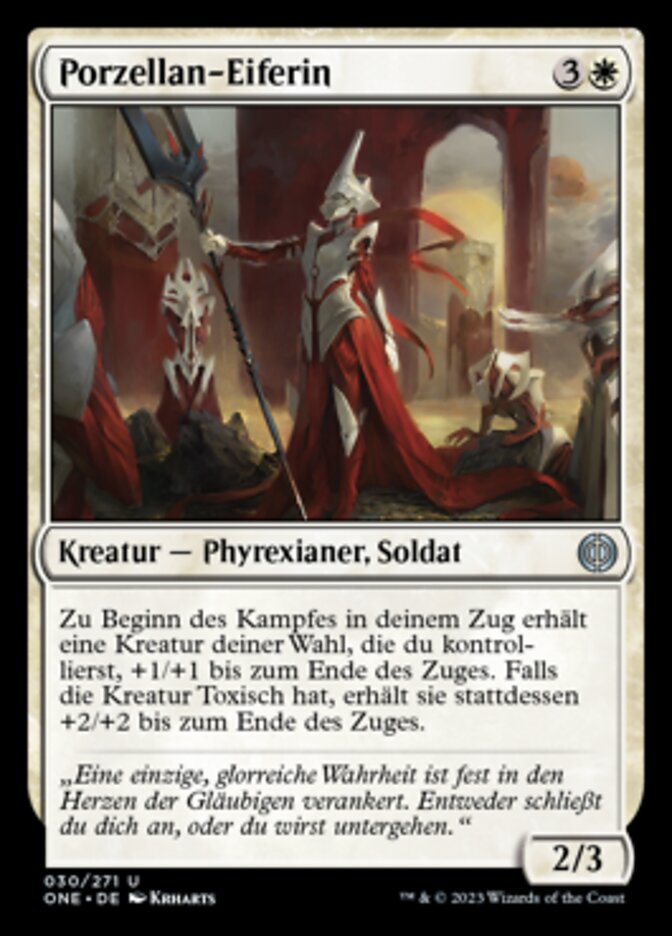 Porzellan-Eiferin