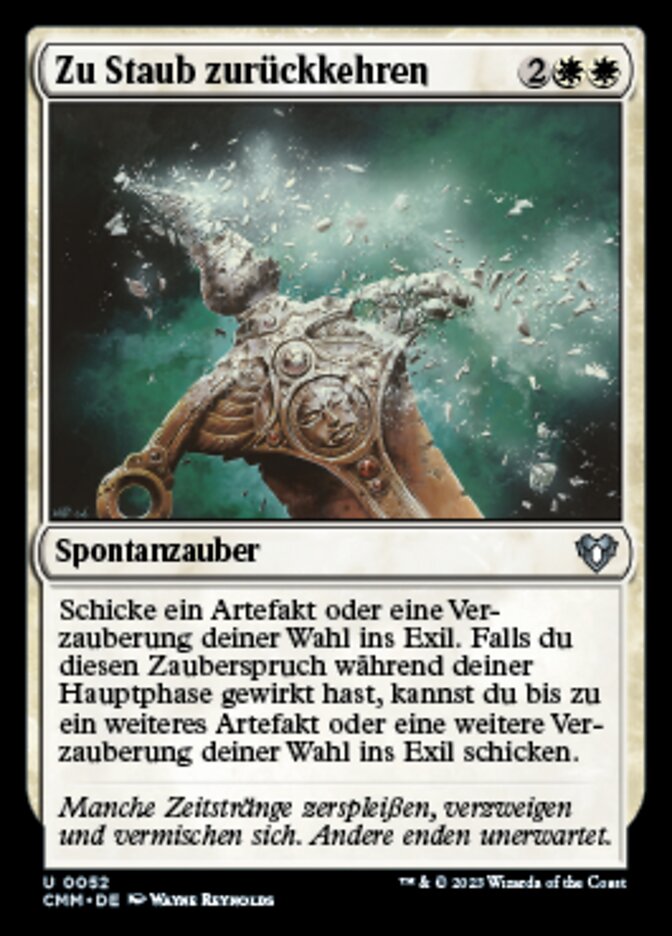 Zu Staub zurückkehren