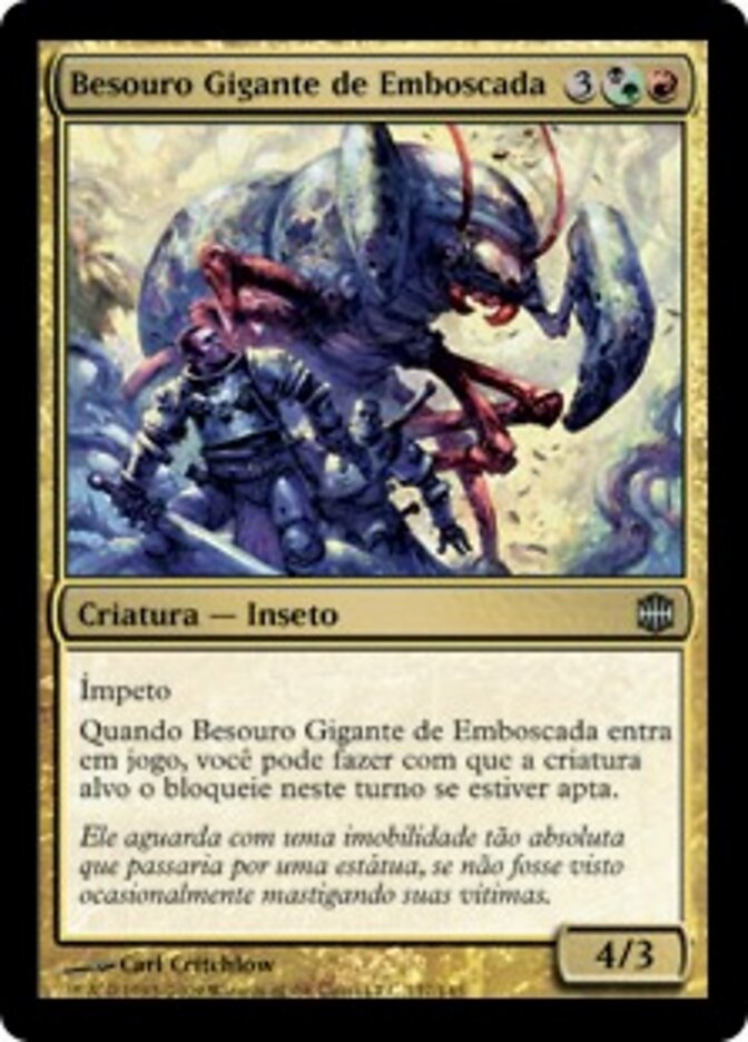 Besouro Gigante de Emboscada