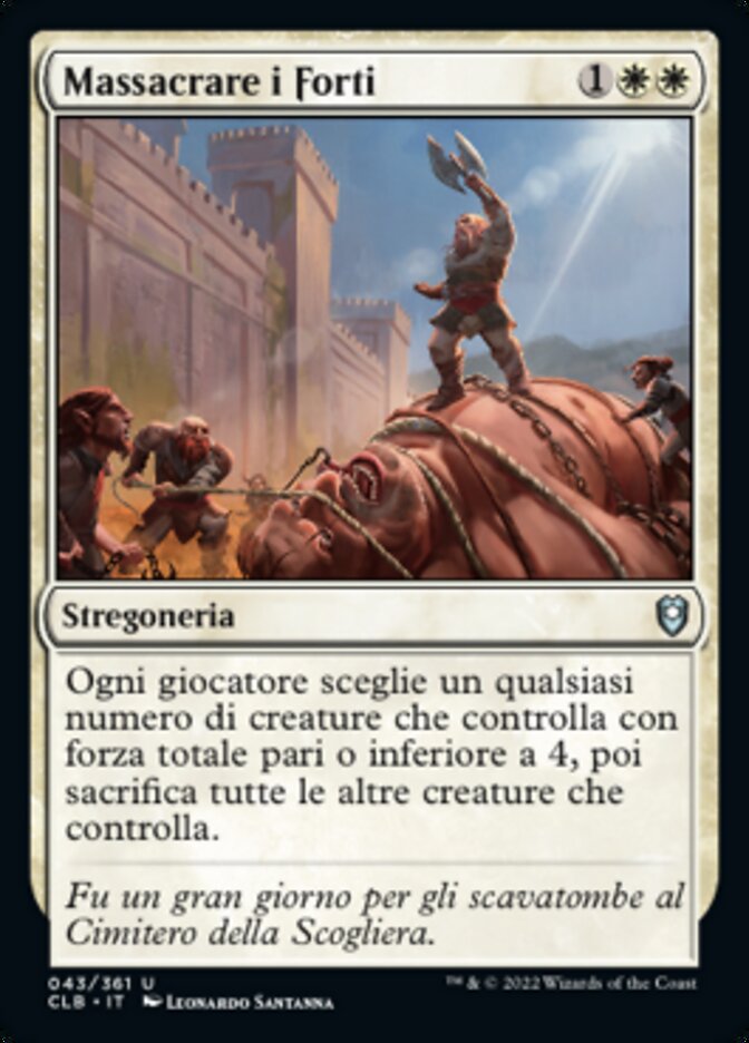 Massacrare i Forti