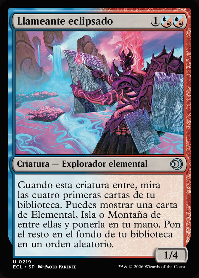 Llameante eclipsado